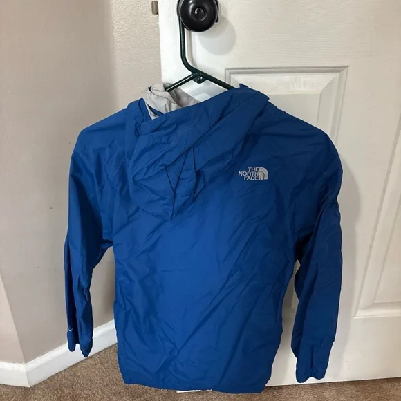 The North Face Royal Blue Hooded Windbreaker - Picture 2 of 2